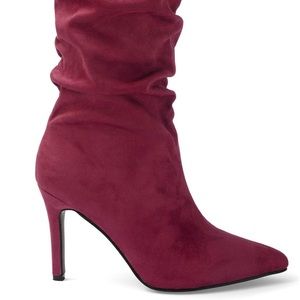 Venus Slouchy Faux Suede Boots - Brand New
